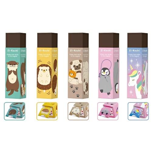 アザラシデザイン消しゴム2個セット　新品未使用 シリーズ累計出荷数100万個突破の「育てる消しゴム」シリーズに