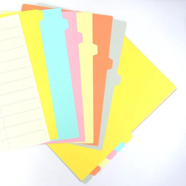 コクヨ カラー仕切カード お徳用パック ファイル用 12山見出し 2穴 A4 30組入 文房具 文具 クリアブック KOKUYO 分類 インデックスの画像