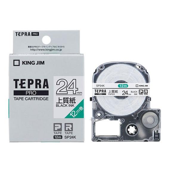 TEPRA PRO キングジム テプラPRO テープカートリッジ 上質紙ラベル