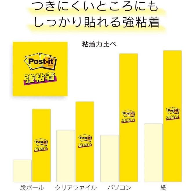 3M ポストイット 強粘着ふせん シルエットノート フラワー 30枚×3色