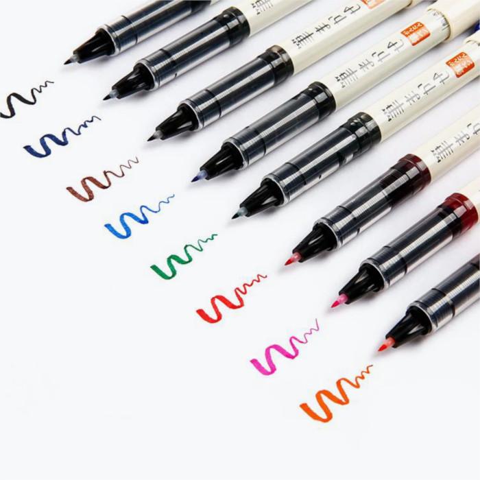 PILOT（パイロット） 筆まかせ 極細 文房具 文具 筆ペン 水性 硬筆