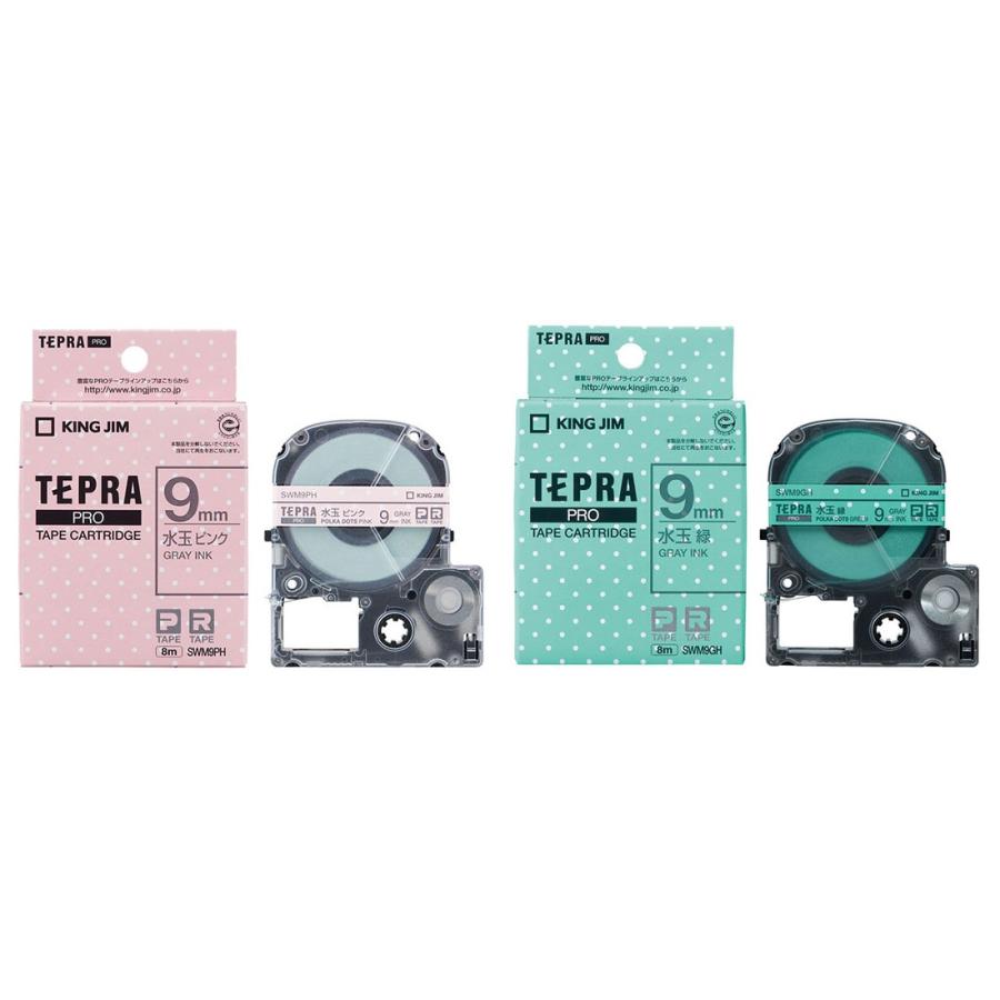 TEPRA PRO キングジム テプラPRO テープカートリッジ 模様ラベル [9mm