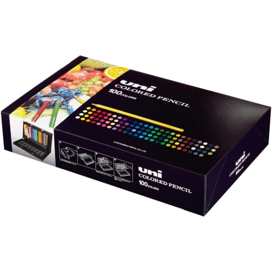 ユニカラー 【名入れ無料】三菱鉛筆 100色セット 文具 文房具 色鉛筆