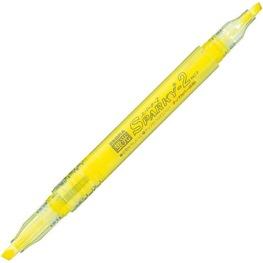 ZEBRA（ゼブラ） 蛍光スパーキー2 ツインタイプ 文房具 文具 筆記具