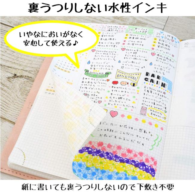 サクラクレパス ピグマックス 細字 8色セット サインペン マーカー
