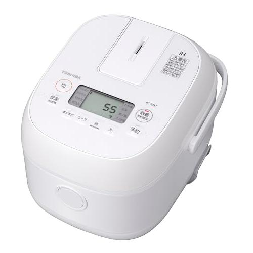 東芝 RC-5ZXT IH炊飯器 3合炊き 2025年製 動作確認済 TOSHIBA(東芝) 炊飯器 3合 RC-5ZXT(W) ホワイト 一人暮らし IH 玄米
