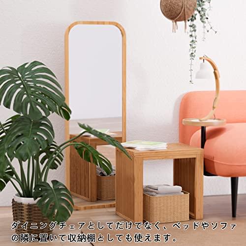 APRTAT 竹製ベンチ 小さい ダイニングベンチ 天然竹材 パーク APRTAT 竹製ベンチ 小さい ダイニングベンチ 天然竹材 パーク