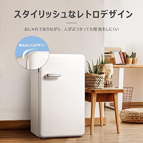 COMFEE' 冷蔵庫 93L 1ドア 右開き RCD93WHS(E) レトロデザイン COMFEE' 冷蔵庫 93L 1ドア 右開き RCD93WHS(E) レトロデザイン