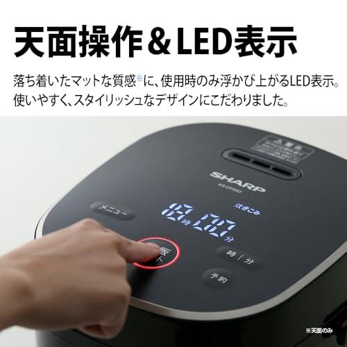 シャープ 炊飯器 KS-CF05B-W 3合 一人暮らし マイコン パン調理機能 Amazon | 炊飯器 KS-CF05B-B 3合 一人暮らし マイコン パン調理機能