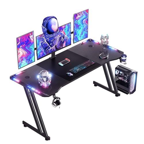 LEDゲーミングデスク「メーカー一年保証」幅120 cm*奥行60cm Z字 LEDゲーミングデスク「メーカー一年保証」幅120 cm*奥行60cm Z字