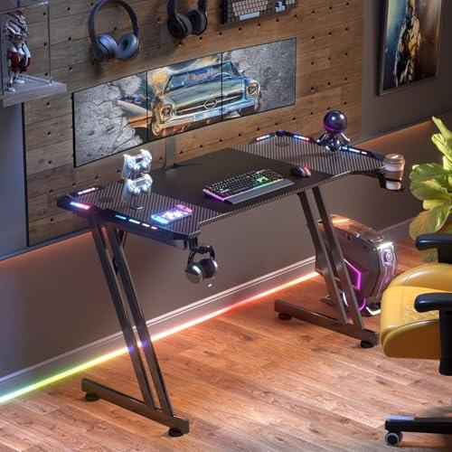 LEDゲーミングデスク「メーカー一年保証」幅120 cm*奥行60cm Z字 LEDゲーミングデスク「メーカー一年保証」幅120 cm*奥行60cm Z字