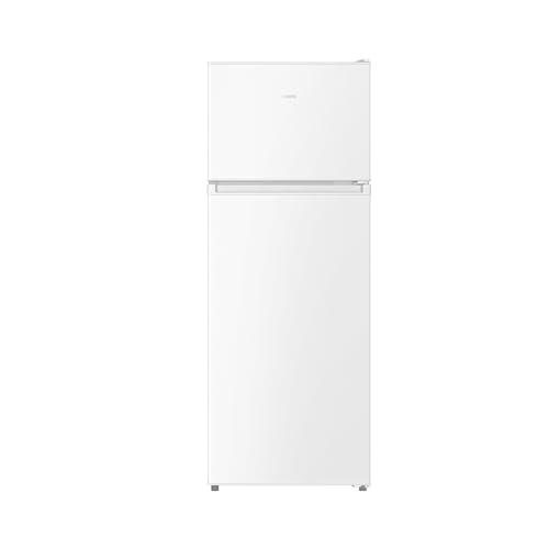 白い2ドア冷蔵庫（一人暮らし向け） ONE STEP 冷蔵庫 一人暮らし 冷凍冷蔵庫 2ドア 小型 家庭用 上段冷凍庫