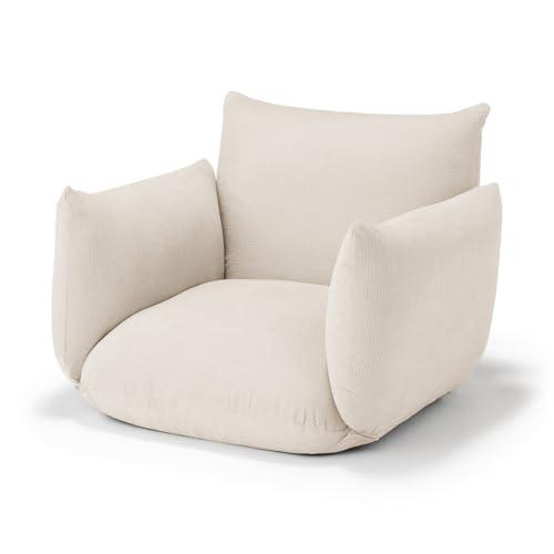無印良品 リクライニングフロアソファ ベージュ 幅88*奥行78*高さ63cm 