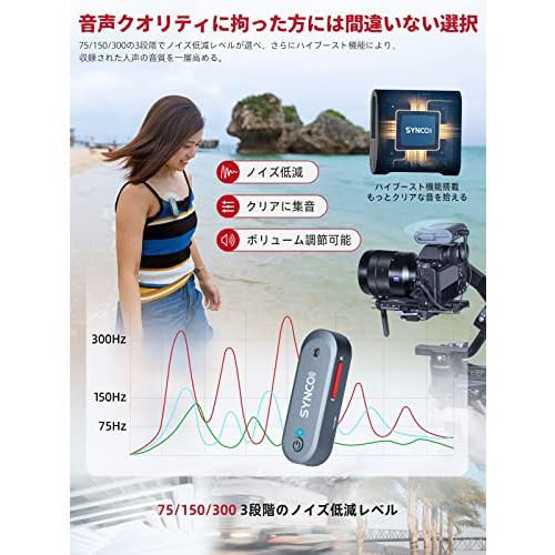 ワイヤレスマイク, SYNCO G3 双方向通信 音量調節 インイヤー音声