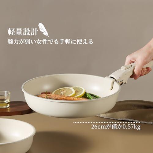 CAROTE カローテ フライパン セット 16点 IH対応 ガス火対応 PFOAなど
