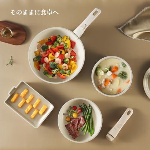 CAROTE カローテ フライパン セット 16点 IH対応 ガス火対応 PFOAなど