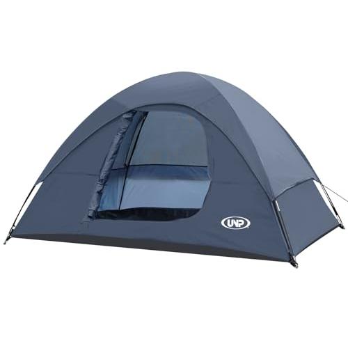 UNP 1-2人用 キャンプテント 軽量 ドーム型 組み立て式 簡単設営