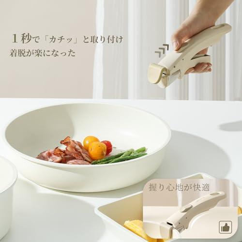 CAROTE カローテ フライパン セット 10点 IH?ガス火対応 PFOA CAROTE カローテ フライパン セット 10点 IH?ガス火対応 PFOA