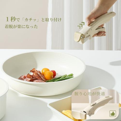 CAROTE カローテ フライパン セット 10点 IH?ガス火対応 PFOA CAROTE カローテ フライパン セット 10点 IH?ガス火対応 PFOA