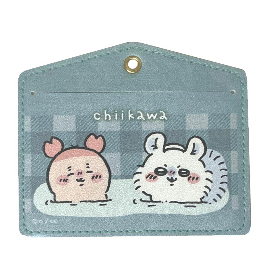 ちいかわ 窓付き カードケース モモンガ＆カニちゃん IDケース カード