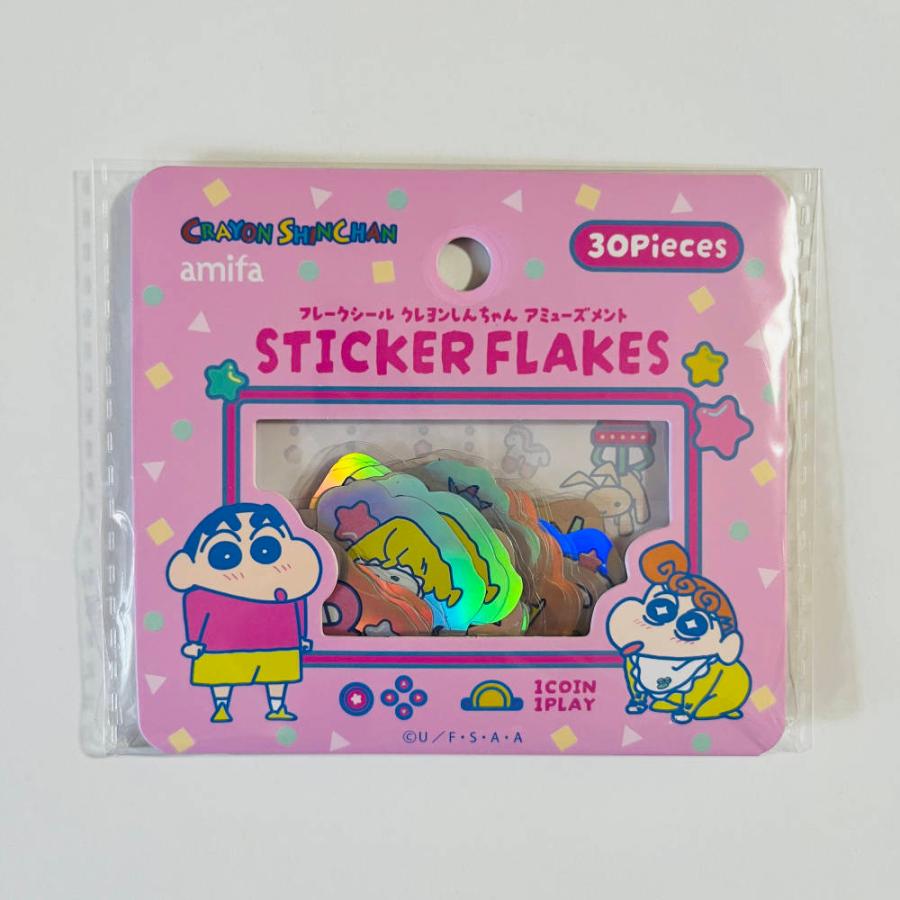 フレークシール クレヨンしんちゃん アミューズメント 30ピース