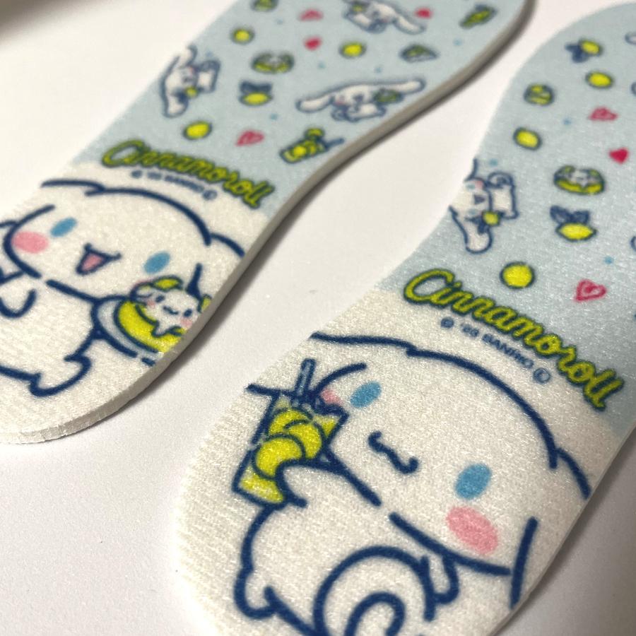 シナモロール インソール シート 17.0-21.0cm 中敷 水色 青 シナモロール インソール シート 17.0-21.0cm 中敷 水色 青
