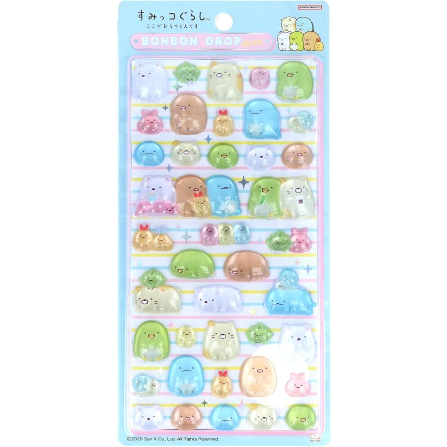 サンスター文具 すみっコぐらし グッズ シール ボンボンドロップシール