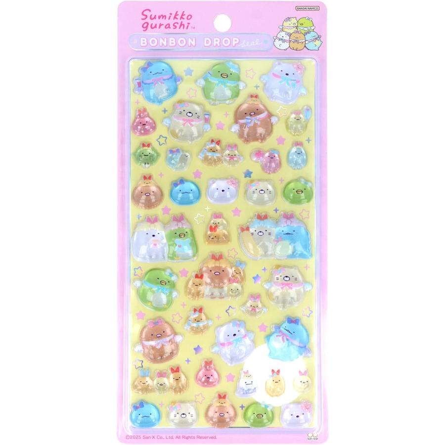 サンスター文具 すみっコぐらし グッズ シール ボンボンドロップシール