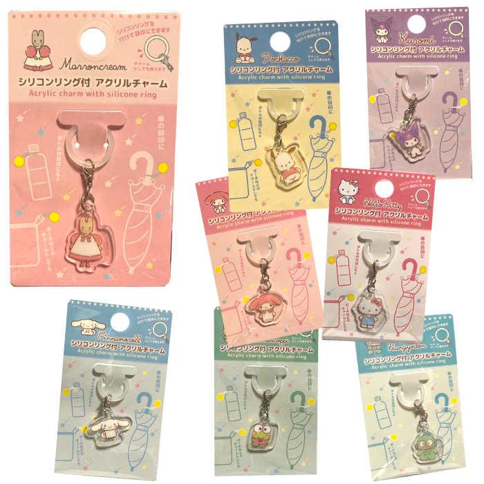 サンリオシリコンリング付き アクリルチャーム かにかん カニカン