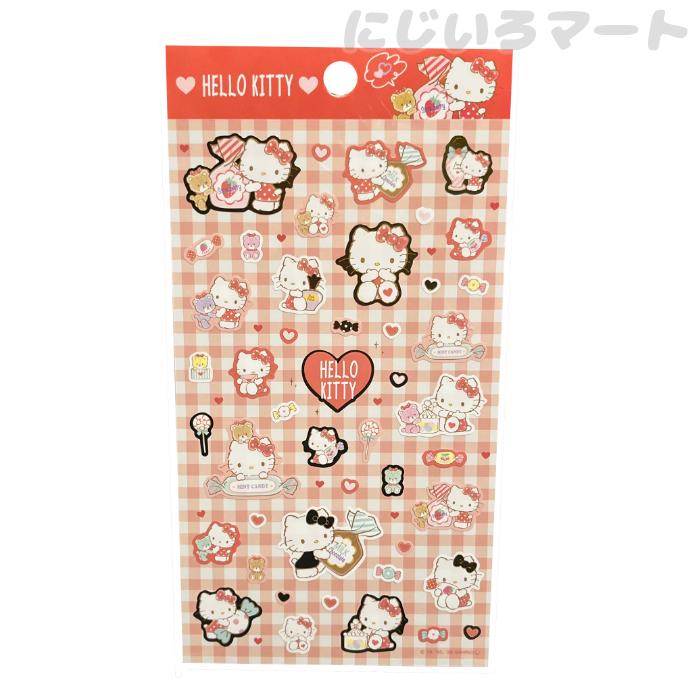 サンリオ シートシール フラットシール ハローキティ もふもふタイニー