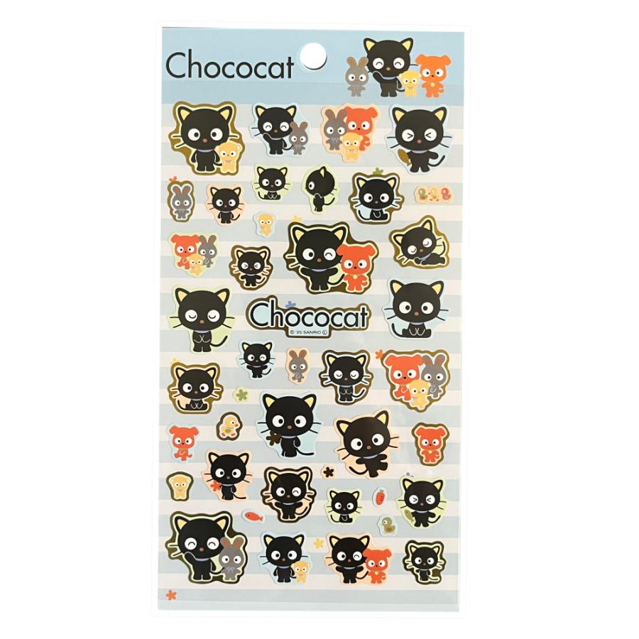 サンリオ シートシール チョコキャット ステッカー 1枚入り 黒猫