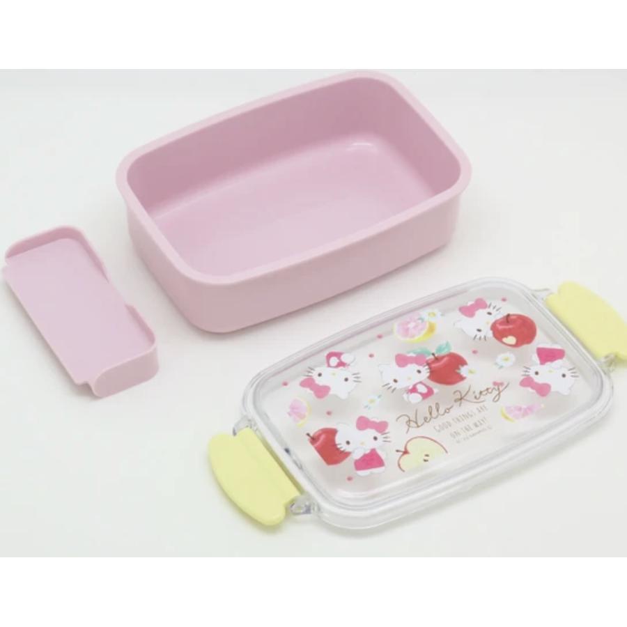 新品 kitty ハローキティ ランチボックス 弁当箱 450ml 楽天市場】お弁当箱 ハローキティ うしろうしろ 角型 450ml 抗菌