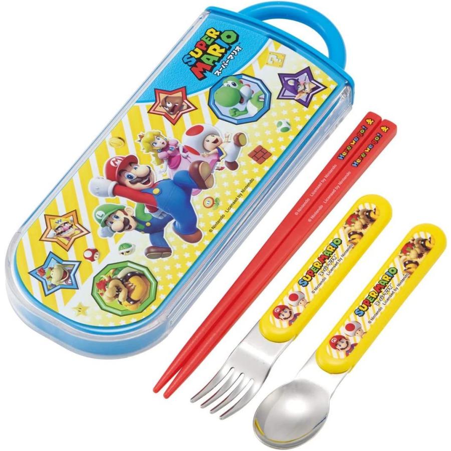 スケーター 子供用 抗菌 スライド トリオセット お弁当 箸 スプーン