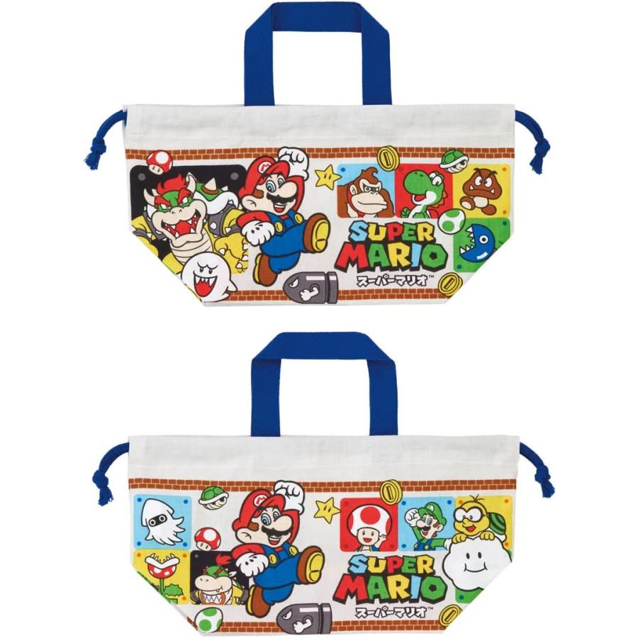 スケーター 子供用 お弁当 巾着袋 スーパーマリオ 23 日本製 KB7-A 袋