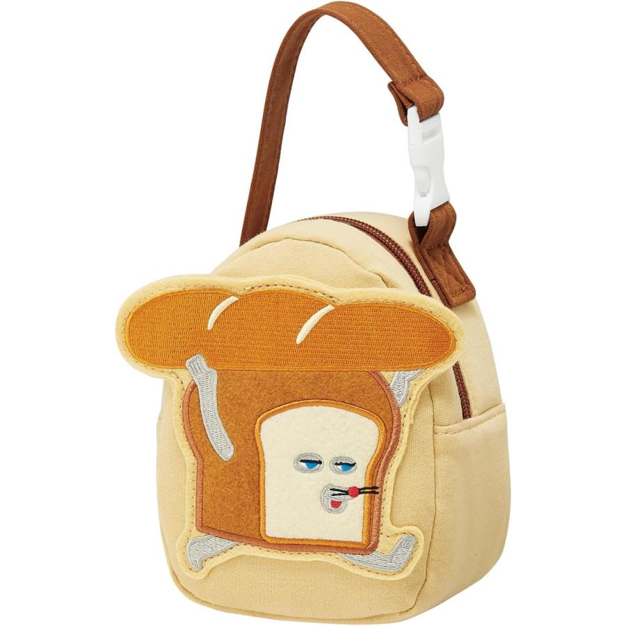 スケーター ダイカット マグポーチ スエット素材 パンどろぼう ポーチ