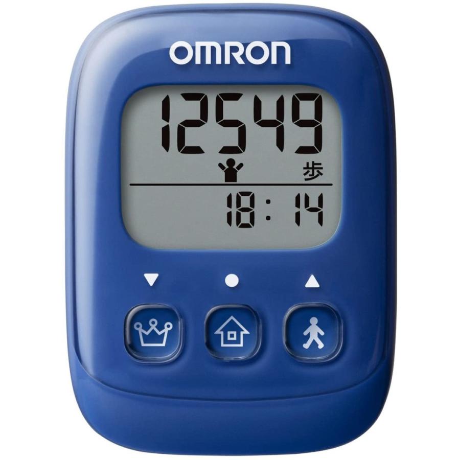 オムロン（OMRON） 歩数計 ブルー HJ-325-B 4975479409363 : にじいろ