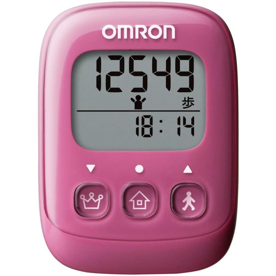 びやま様OMRON HJ-330 歩数計 オムロン（OMRON） 歩数計 ピンク HJ-325-PK 4975479409370 : にじいろ