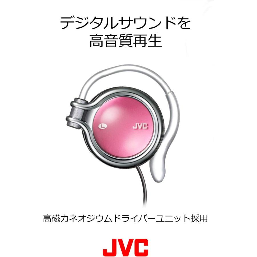 JVC HP-AL102-P オープン型オンイヤーヘッドホン 耳掛け式 ルビーピンク イヤホン ピンク 女性 男性 おすすめ おしゃれ｜nijiiromartya｜03