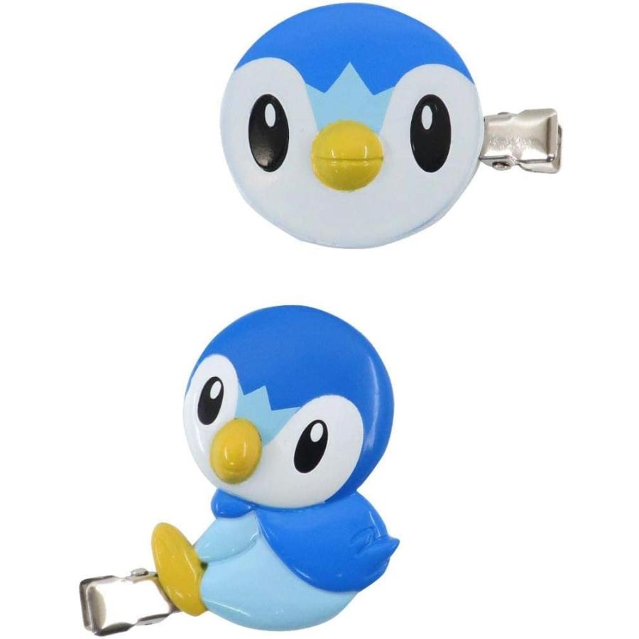 ポッチャマ ポケモン ヘアクリップ クセがつきにくい 前髪クリップ