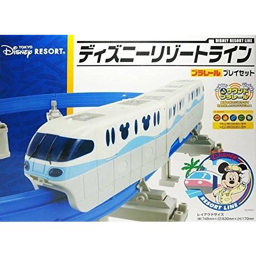 タカラトミー(TAKARA TOMY) TOMY プラレール限定車両ディズニーリゾート限定 ディズニーリゾートライン プラレールプレイセット ブルー+レールセット プラレール TOMY 限定 車両 ディズニーリゾート限定 ディズニー