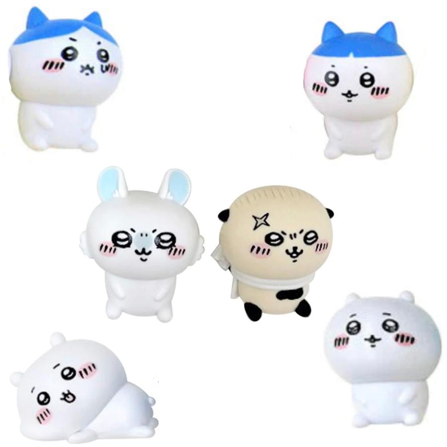 ちいかわ インテリア ミニ フィギュア 6種セット D ハチワレ 可愛い