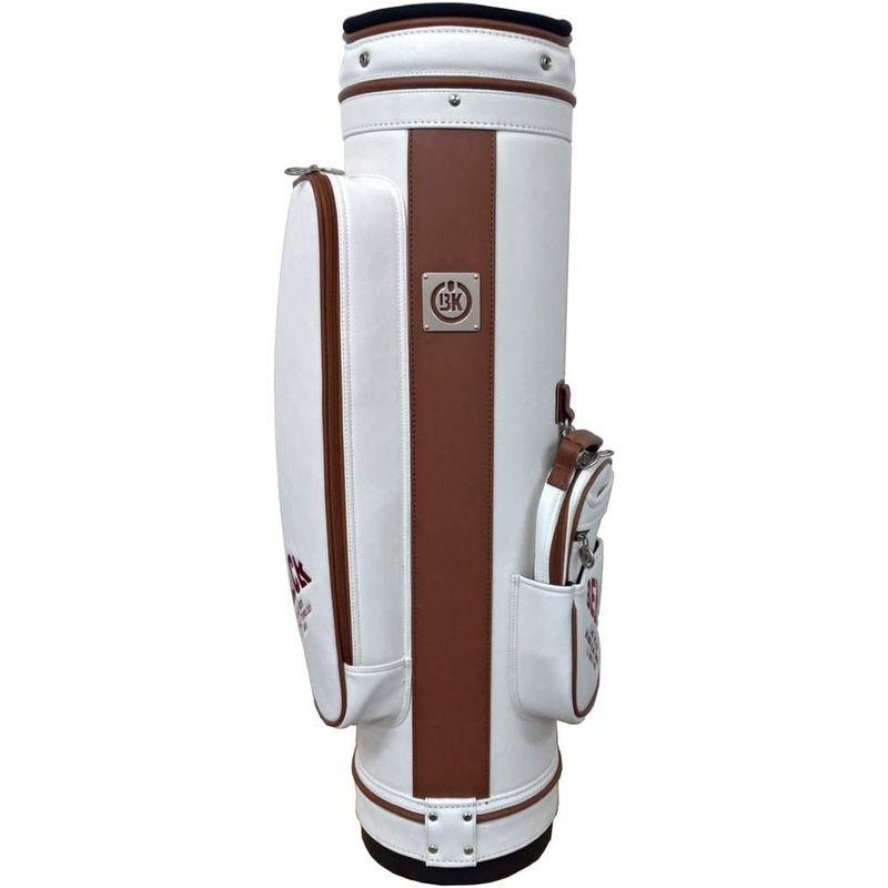 お値下げ BENOCK（ベノック） ゴルフ キャディバッグ BKCB-01 (ホワイト) 【UOI1132310257】(40608円)