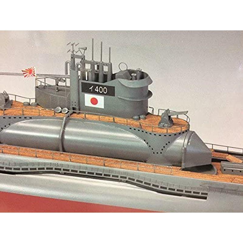 最新のデザイン最新のデザインウッディジョー 木製模型 144伊400日本特型潜水艦＋塗料セット 船、ボート