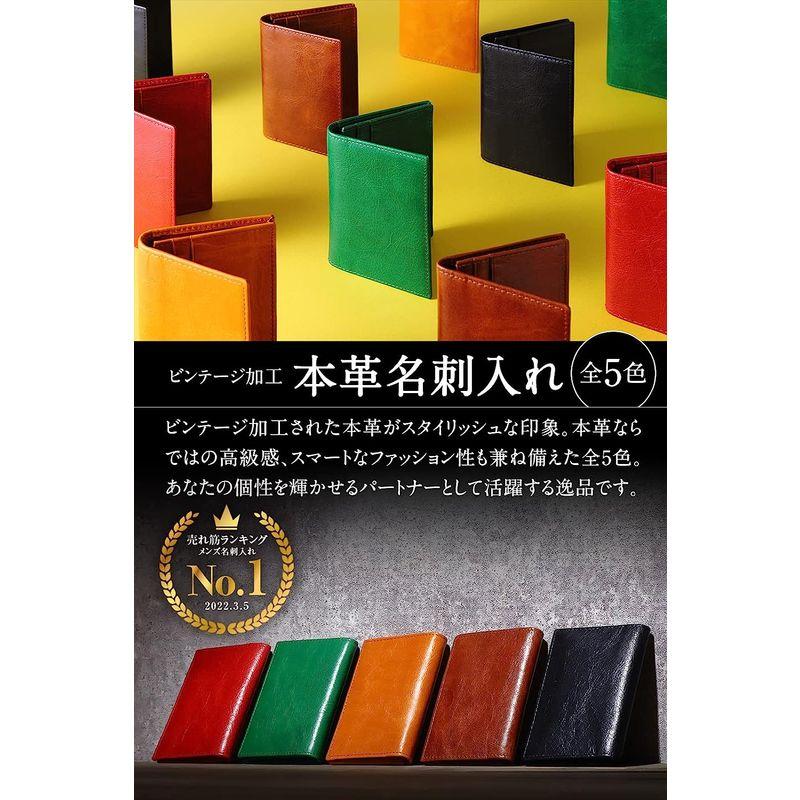 Rafca らふか 名刺入れ 高級本革 大容量・幅広仕様 ブラック