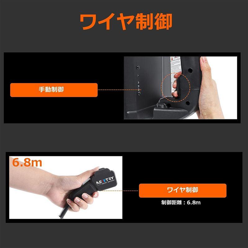 NEWTRY　電動ウインチ　電動ホイスト　小型クレーン　ワイヤ制御　1500W　業務用　家庭用　吊り上げ能力500?　巻き上げ機　110V