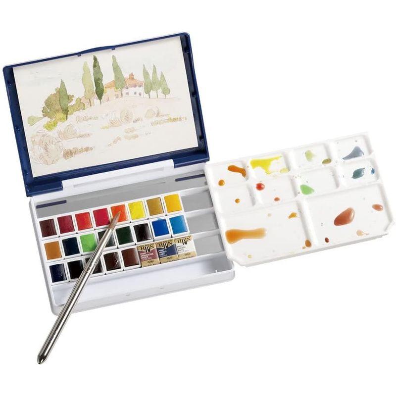 良質ホルベイン 固形水彩絵具 アーチストパンカラー (パームボックス