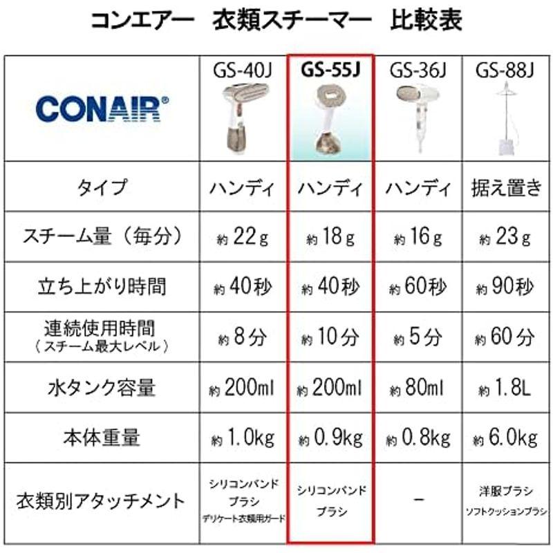 コンエアー 衣類スチーマー エクストリームスチーム ウルトラ GS-40J｜nijinoshopred｜12