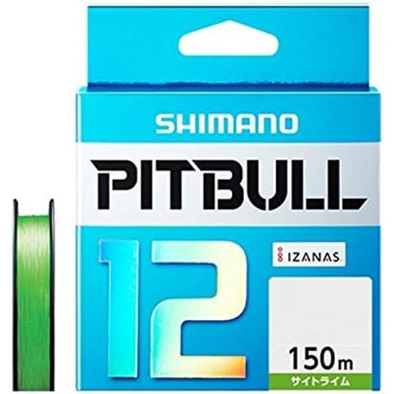 シマノ(SHIMANO) PEライン ピットブル 12本編み 150m 1.2号 サイトライム 28.4lb PL-M52R｜nijinoshopred｜02