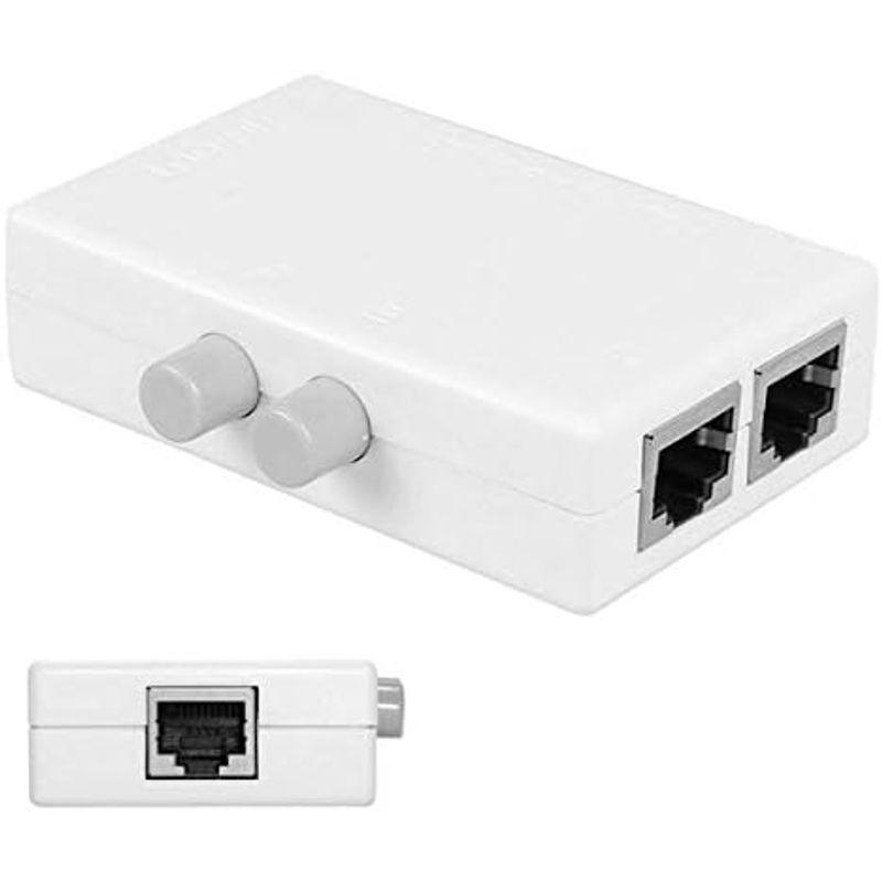 cablecc Cblecc UTP STP 2イン1出力 2ポート RJ45 LAN CAT ネットワークスイッチ セレクター 内部外部ネ｜nijinoshopred｜02