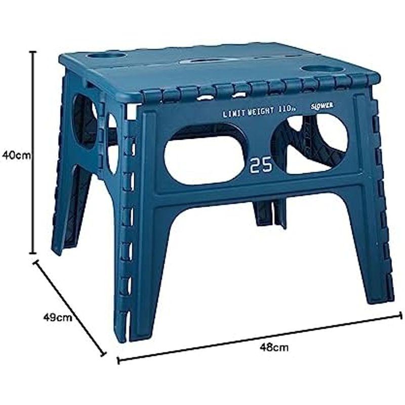 スロウワー 折りたたみテーブル フォールディング テーブル チャペル ブルー SLW 005｜nijinoshopred｜15